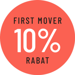FIrst mover rabat 10%