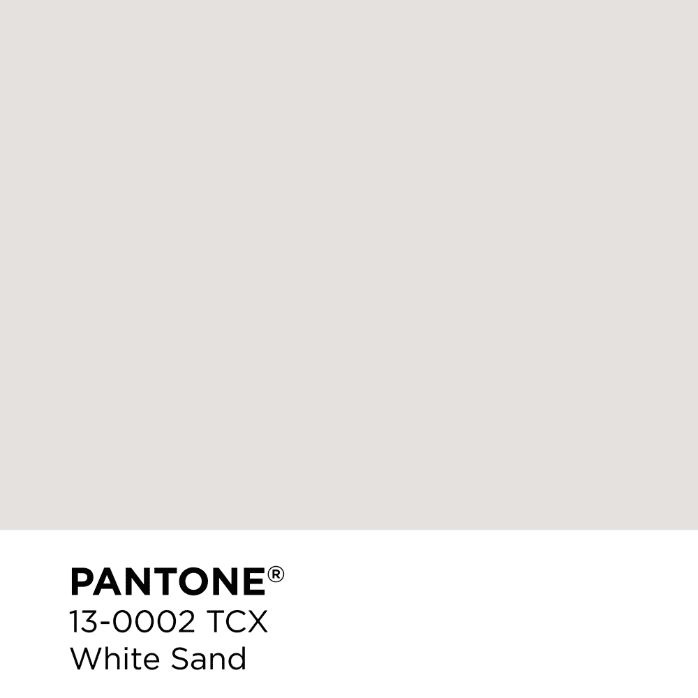 Pantone 13-0002 - White Sand