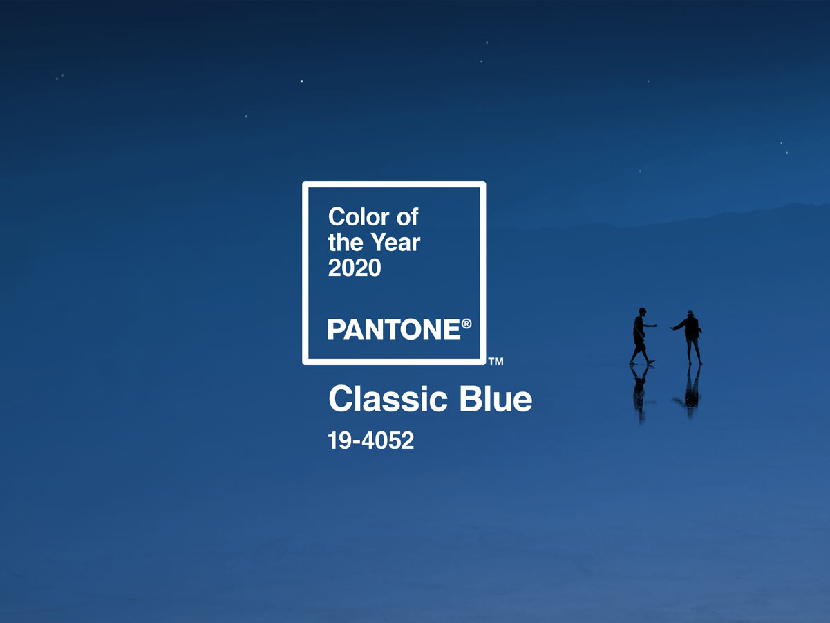 Pantone Classic Blue 19-4052 / colour of the year 2020