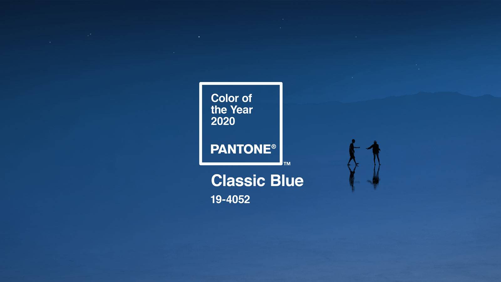 Pantone Classic Blue 19-4052 / colour of the year 2020
