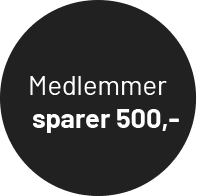Medlemmer sparer 500,-