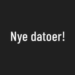 Nye datoer